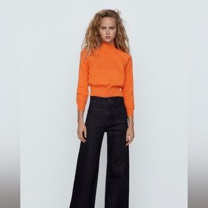 Zara Shoulder Pad Knit Top